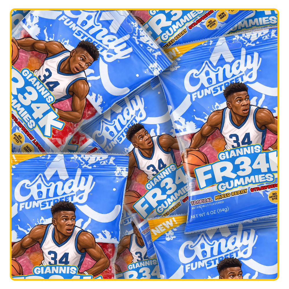 Giannis FR34K Gummies - Assorted Flavors 4oz - 3 Pack