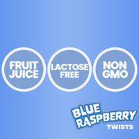 fruit juice, lactose free, non gmo, BlueRaspberryTwists_Candy_Fun_street