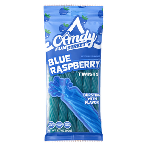 Candy Fun Street Blue Raspberry Twists –  3.17oz