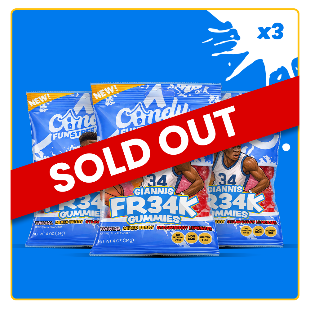Giannis FR34K Gummies - Assorted Flavors 4oz - 3 Pack