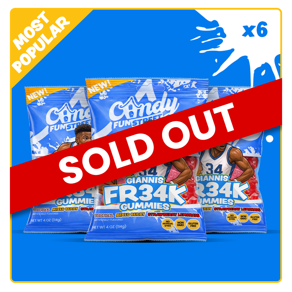 Giannis FR34K Gummies - Assorted Flavors 4oz - 6 Pack